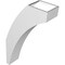 Ekena Millwork 5 1/2-in. W x 16-in. D x 28-in. H Thorton Architectural Grade PVC Knee Brace BRCP055X16X28THR - alternate 3